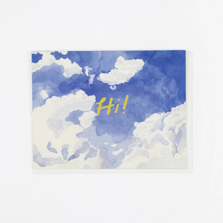 Hi Afternoon Sky Card - DIGS