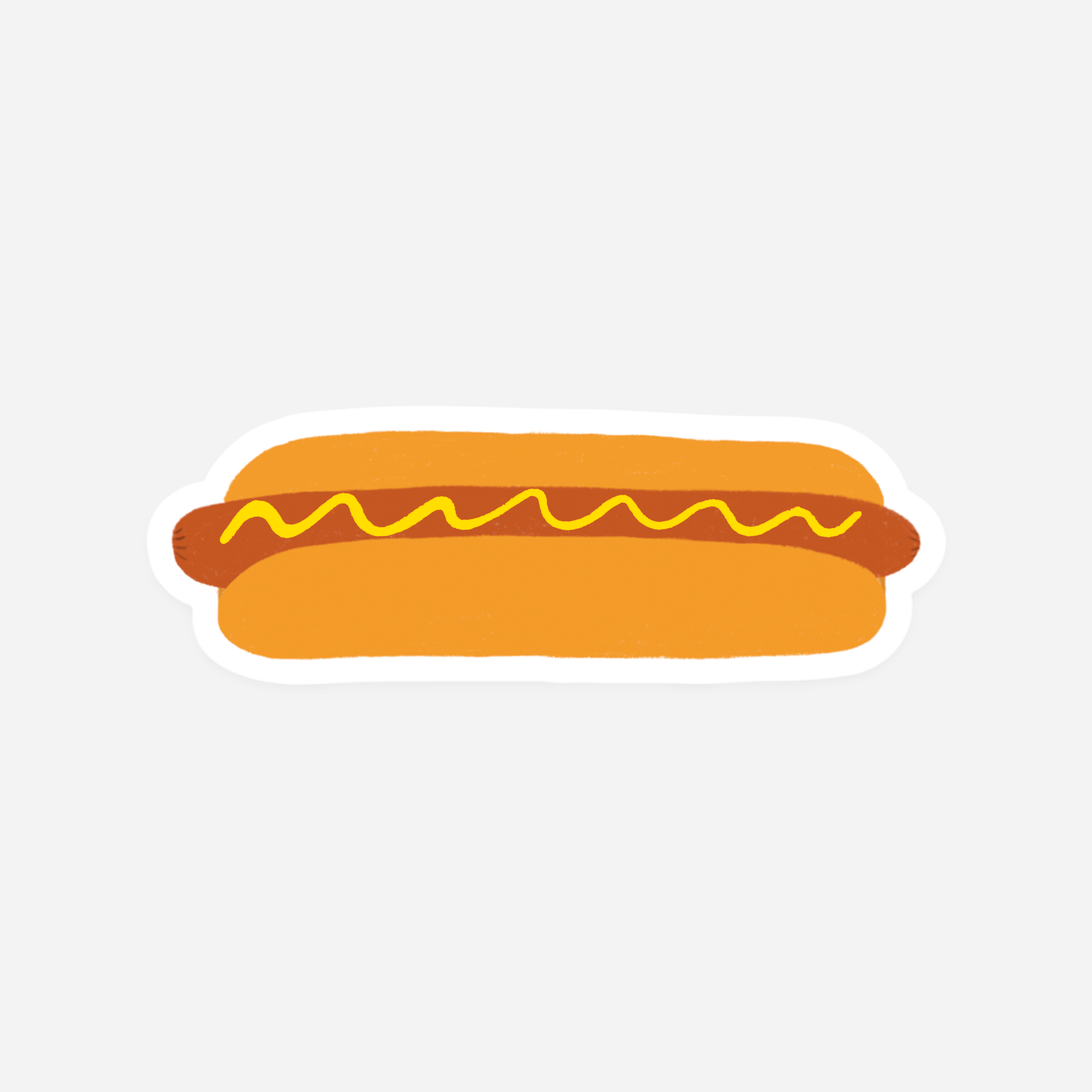 Hot Dog Sticker - DIGS