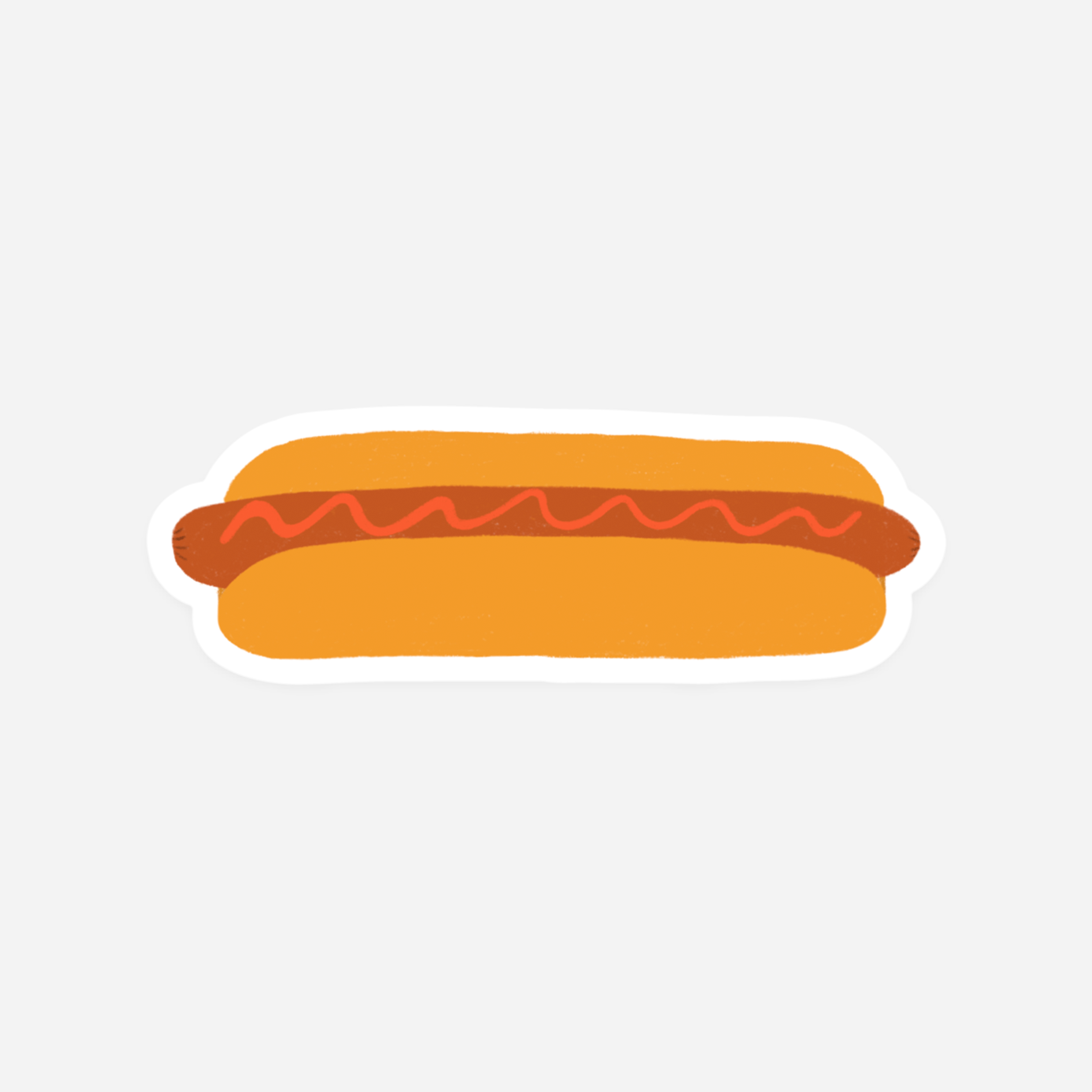 Hot Dog Sticker - DIGS