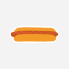 Hot Dog Sticker - DIGS