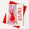 It's OK To Let Go Cat Encouragement Card - DIGS