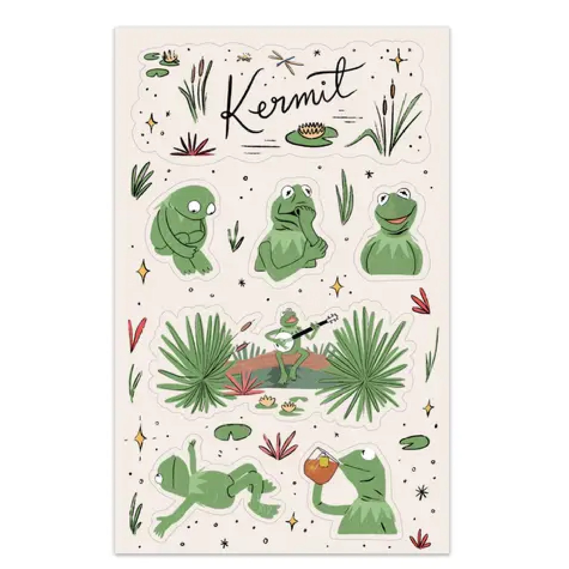 Kermit Sticker Sheet - DIGS