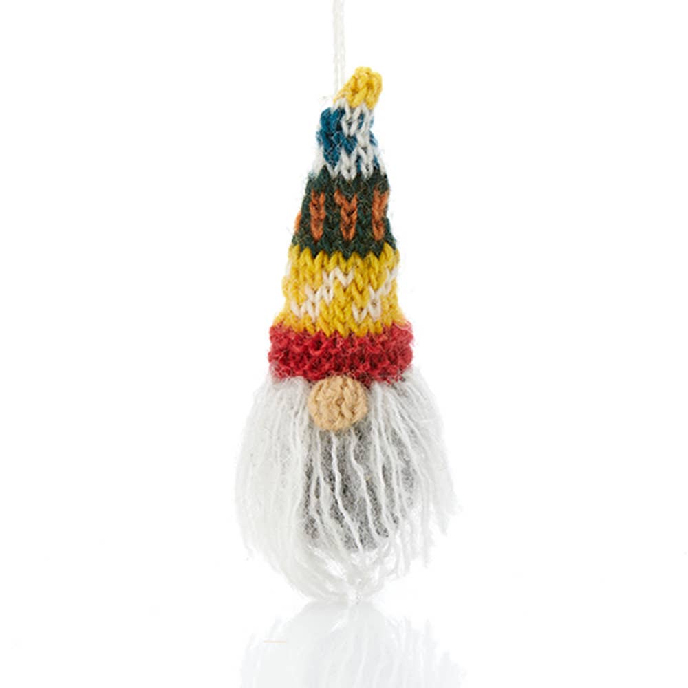 Knitted Gnome Ornament - DIGS