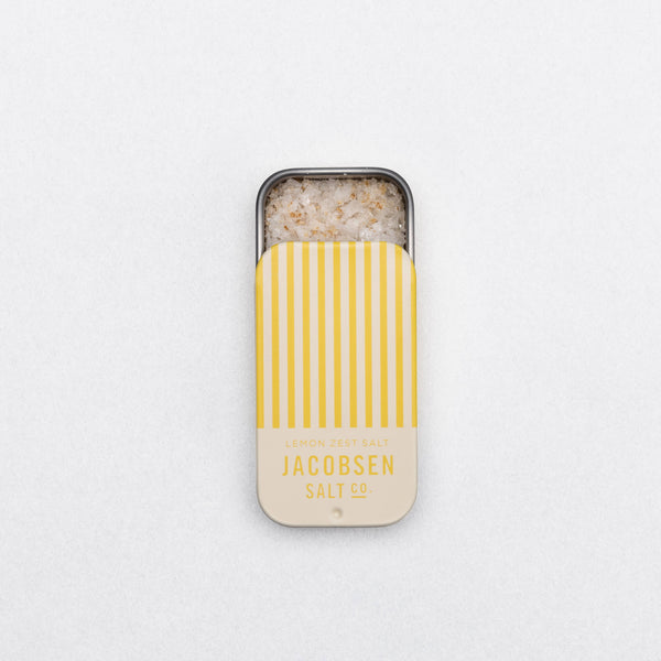 Lemon Zest Infused Sea Salt Slide Tin - DIGS