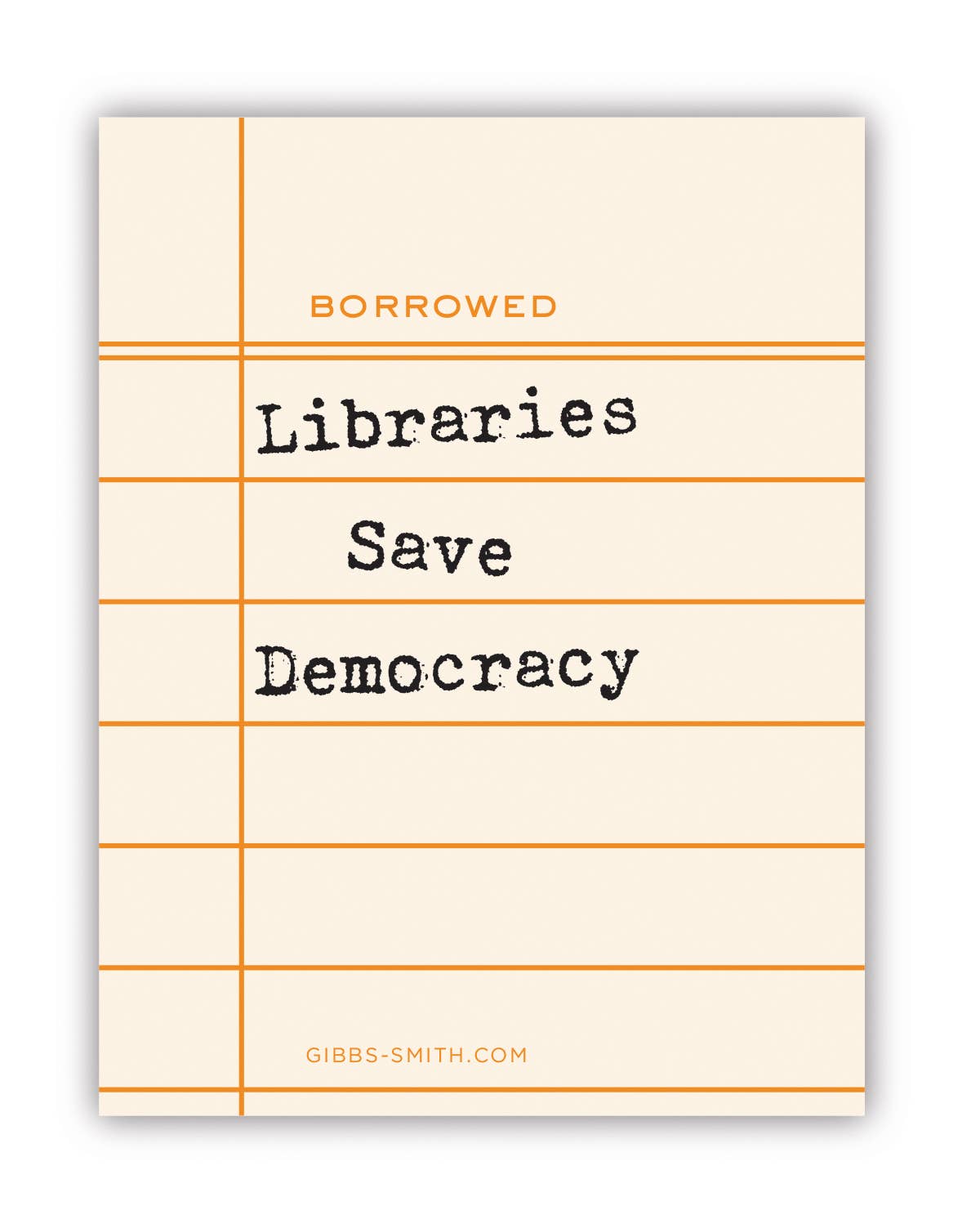 Libraries Save Democracy Sticker - DIGS