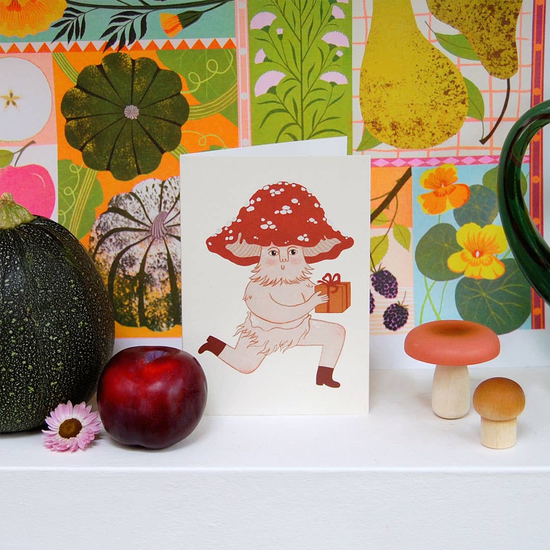 Mushroom Brings A Gift Card - DIGS