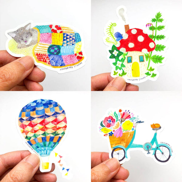 Mushroom House Sticker - DIGS