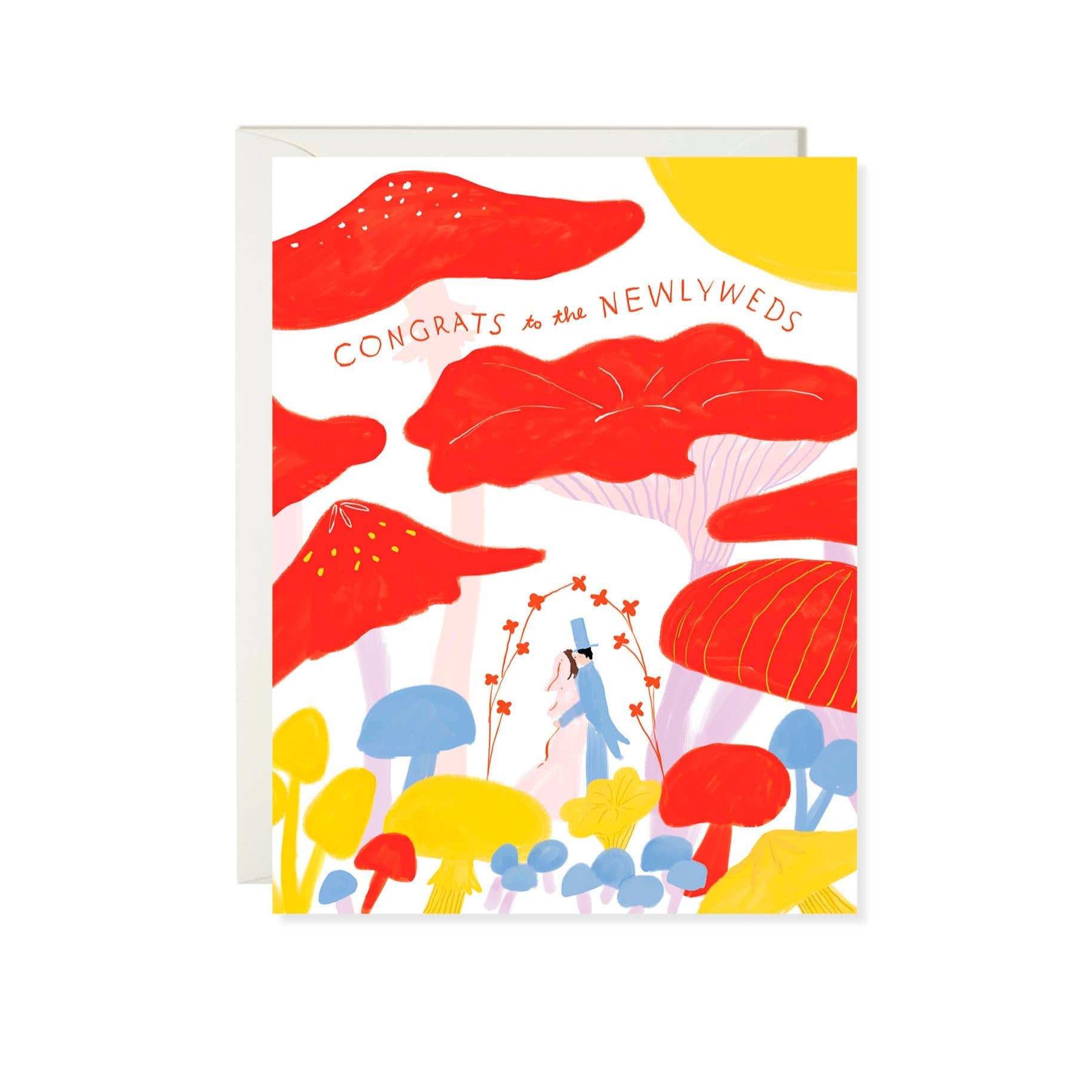 Mushroom Wedding Card - DIGS
