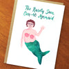 Over 40 Mermaid Birthday Card - DIGS