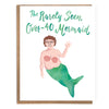 Over 40 Mermaid Birthday Card - DIGS