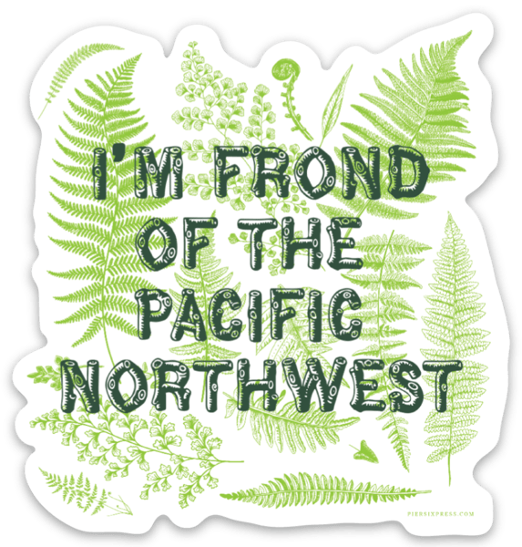 Pacific Northwest Fern Sticker - DIGS