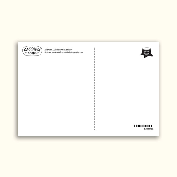 Pacific NW Bigfoot Postcard - DIGS