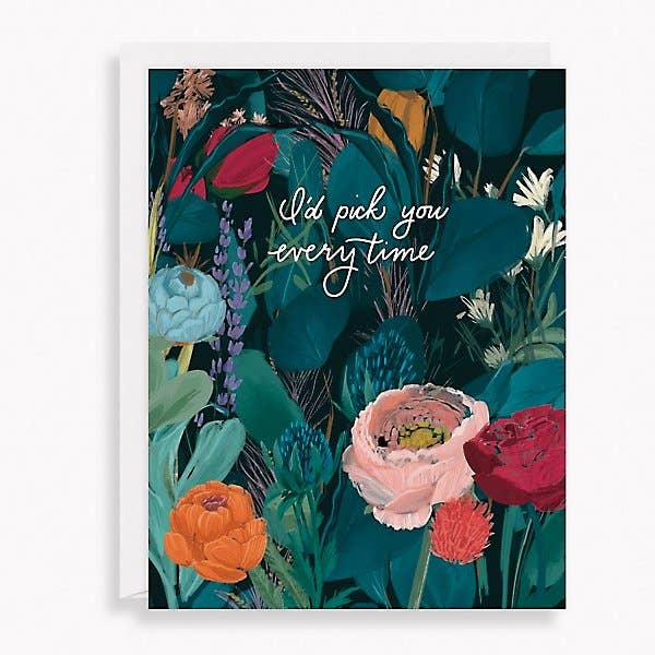 Pick You Every Time Anniversary Card - DIGS