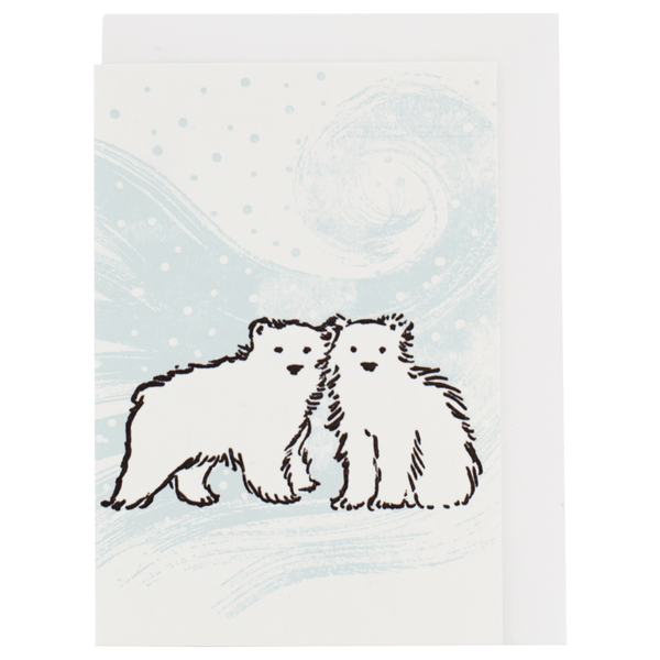 Polar Bears Enclosure Cards, Box/6 - DIGS