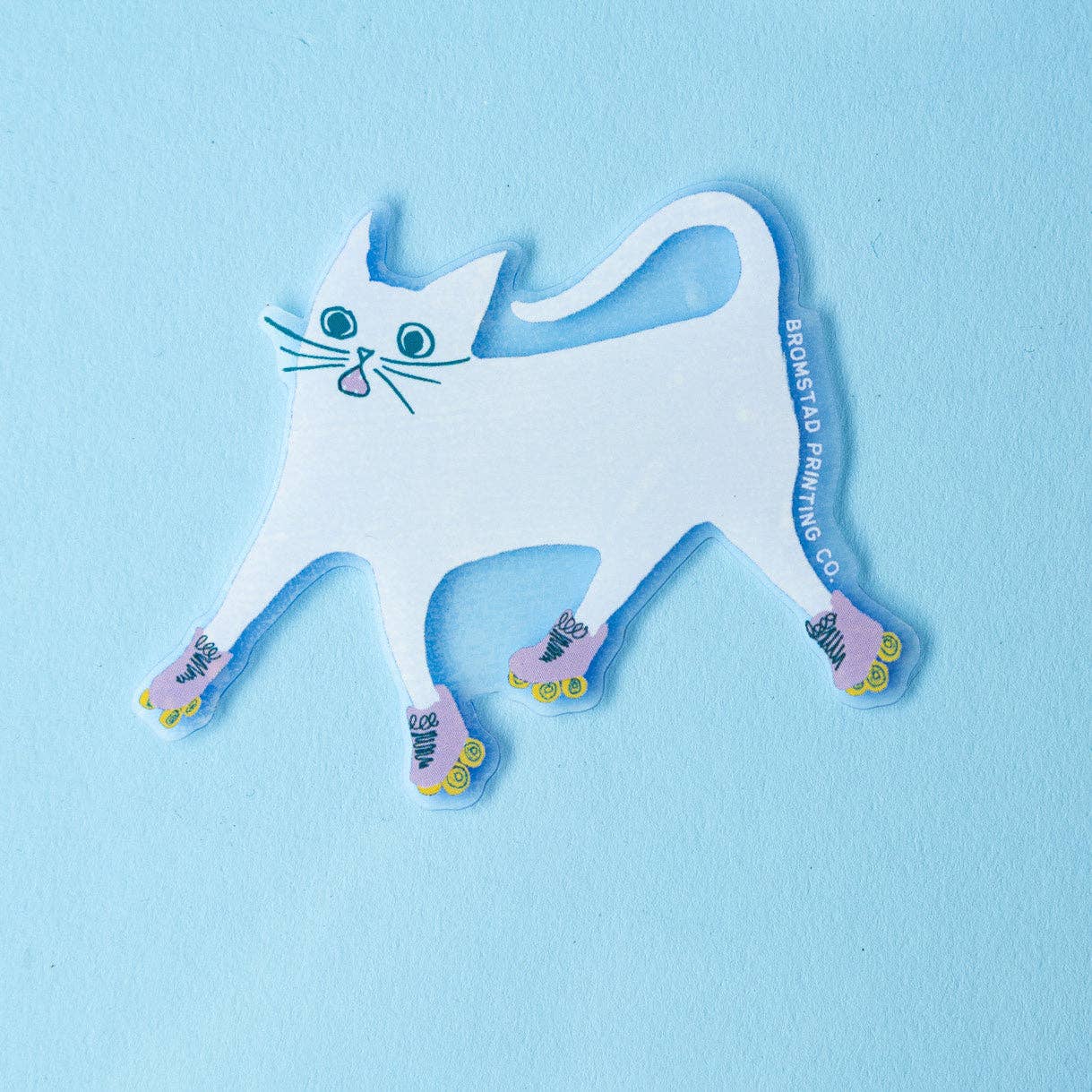 Rollerskate Cat Sticker - DIGS