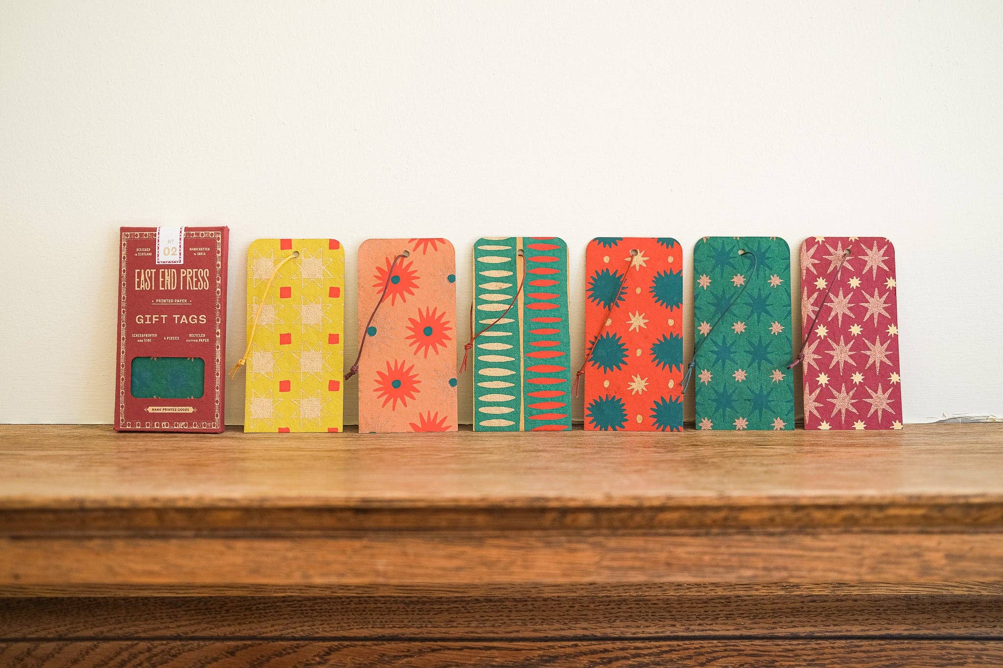 Screen Printed Holiday Gift Tags - DIGS