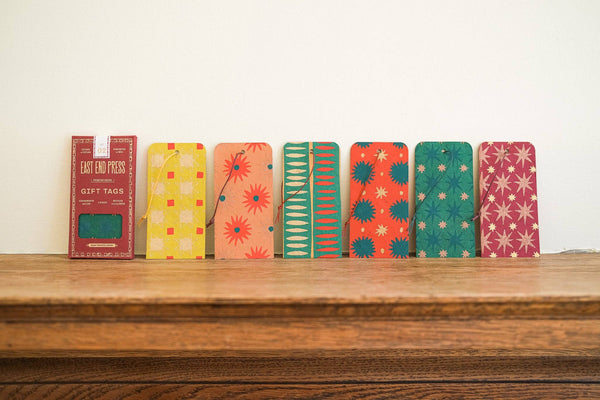 Screen Printed Holiday Gift Tags - DIGS