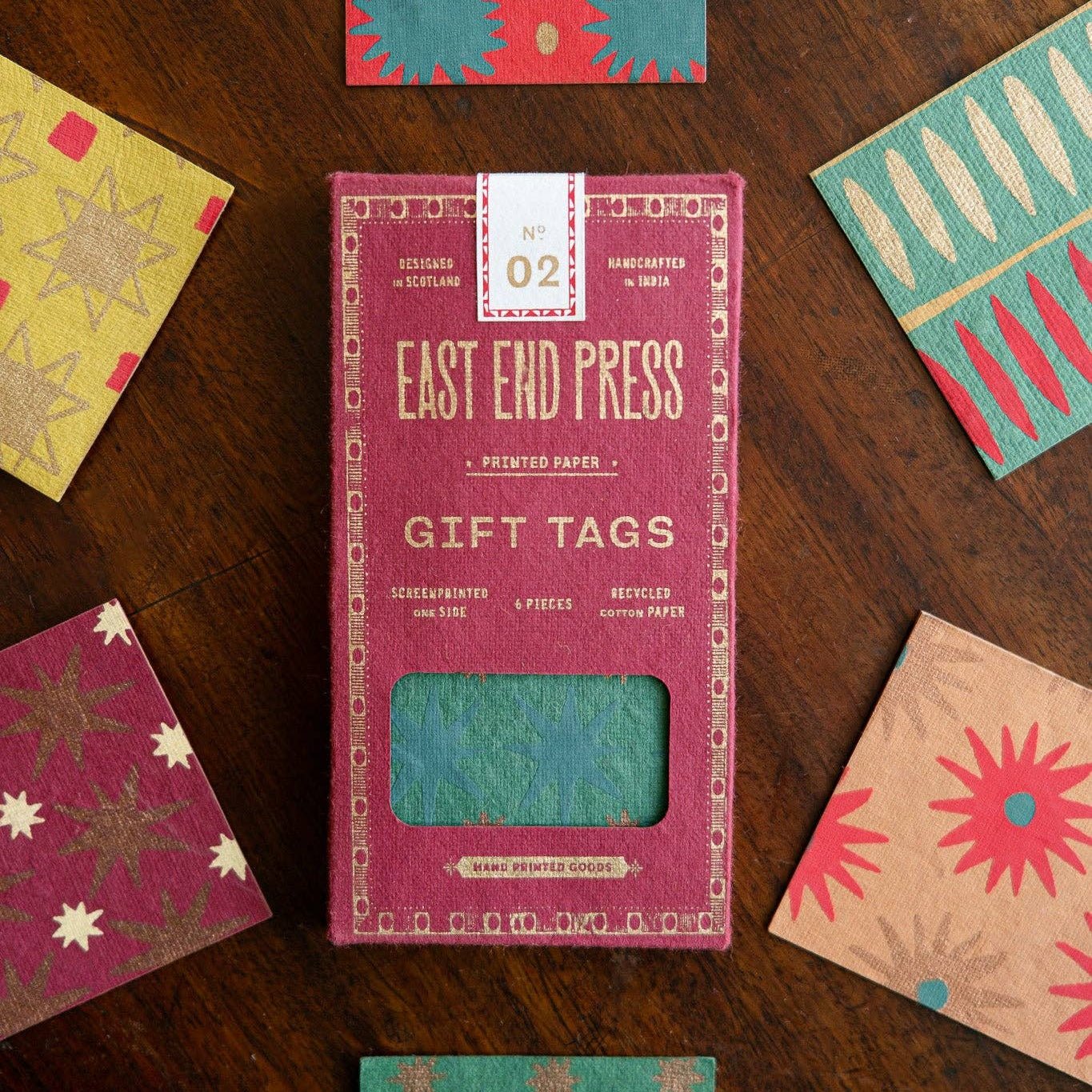 Screen Printed Holiday Gift Tags - DIGS