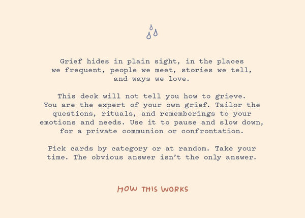 Sitting With Sadness Mindfulness Deck - DIGS