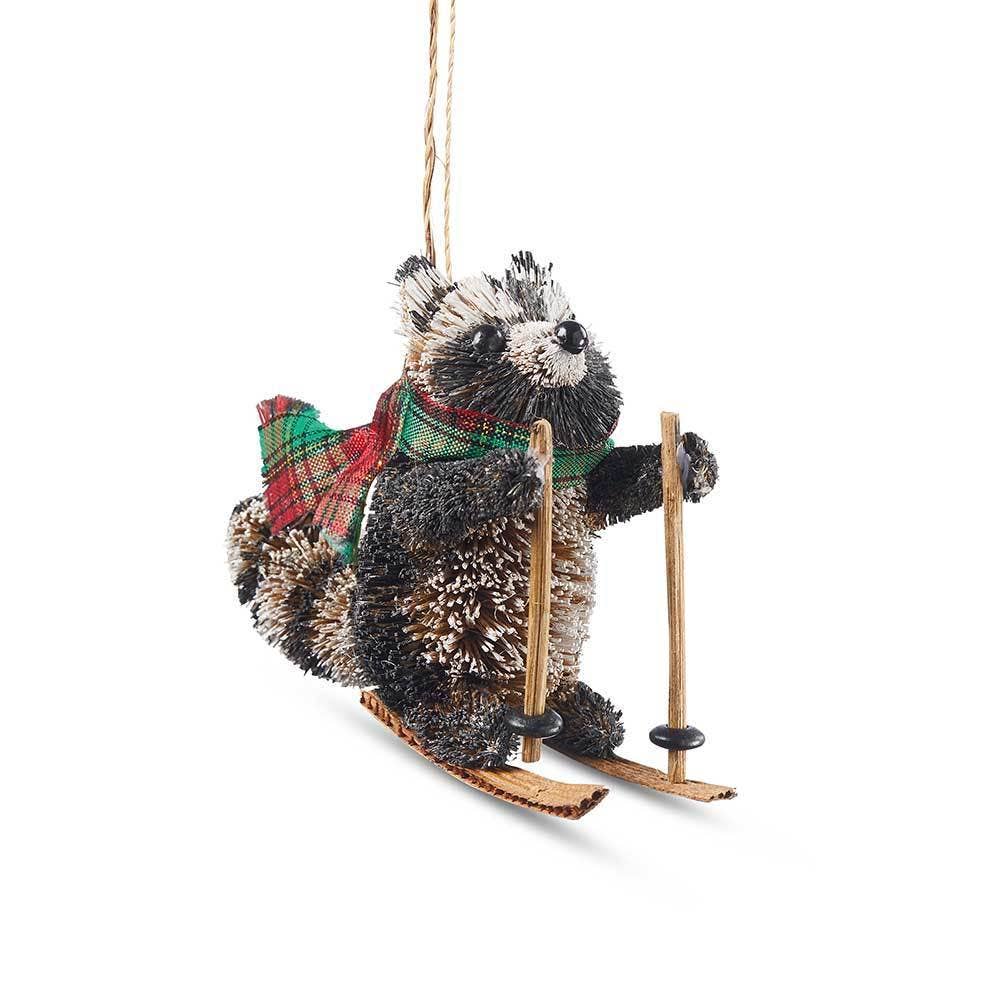 Skiing Buri Raccoon Ornament - DIGS