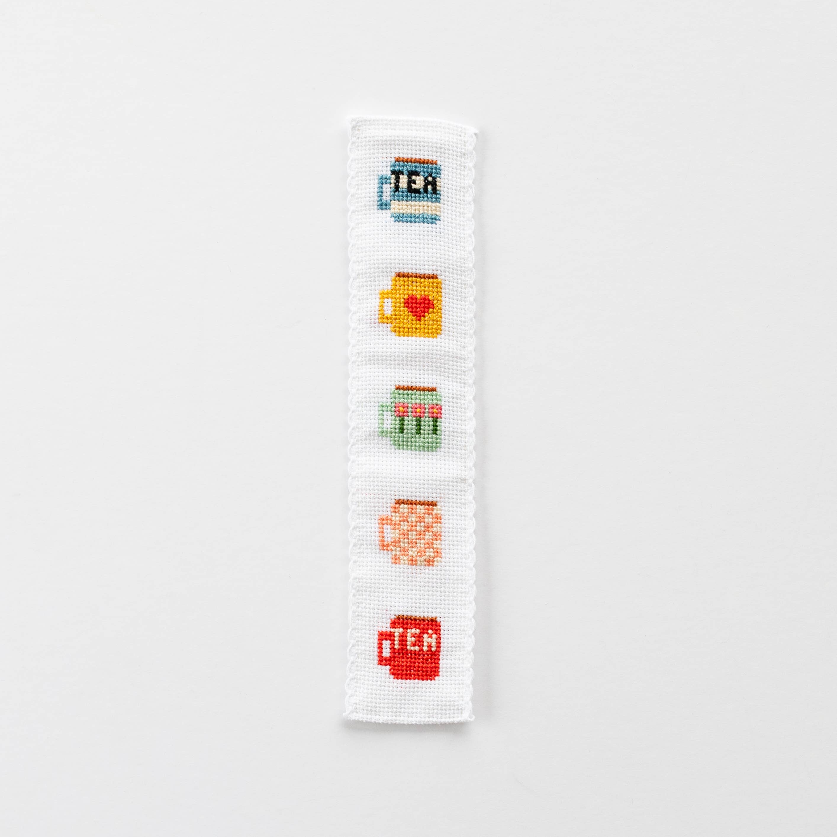 Tea/Mugs Cross Stitch Bookmark Kit - DIGS