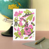 Travel Bug Greeting Card - DIGS