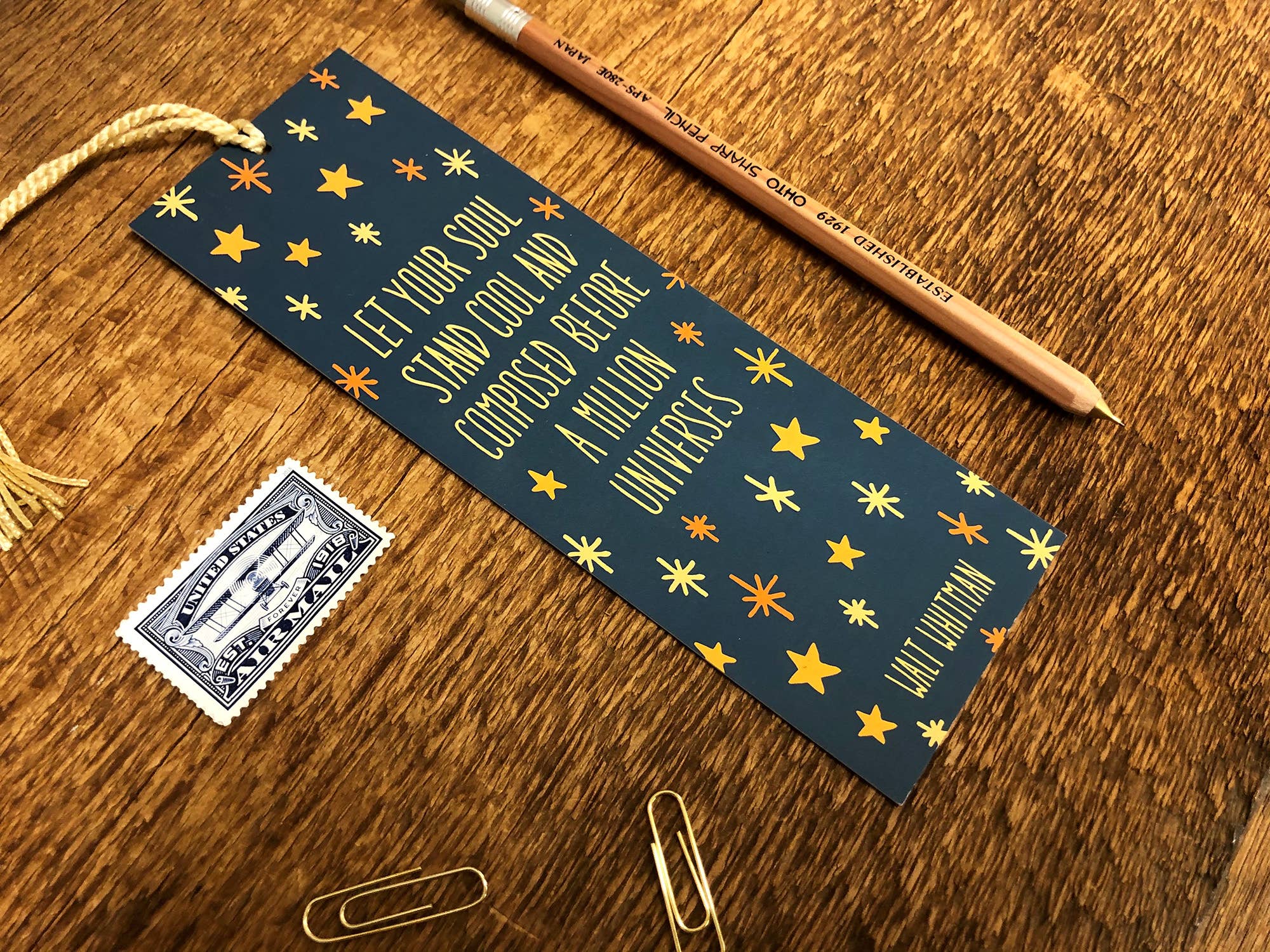 Walt Whitman Bookmark - DIGS
