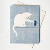 Water Glass Cat Card - DIGS