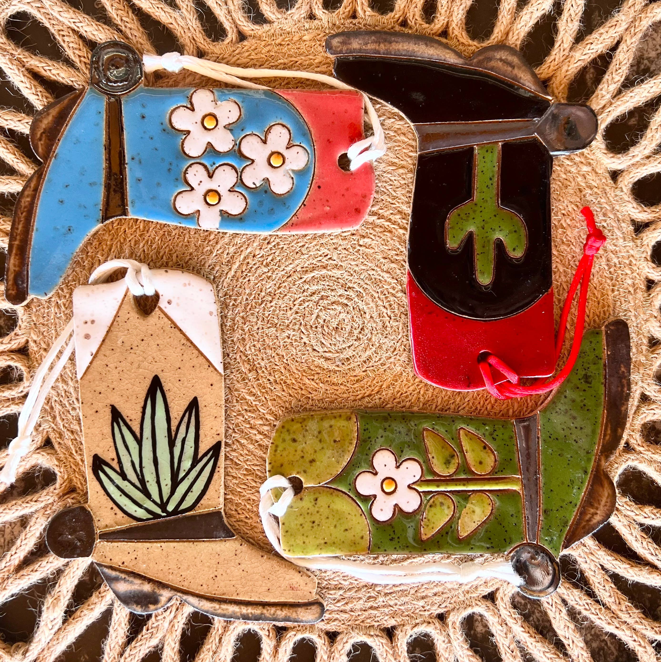 Western Boot Ceramic Ornaments - DIGS