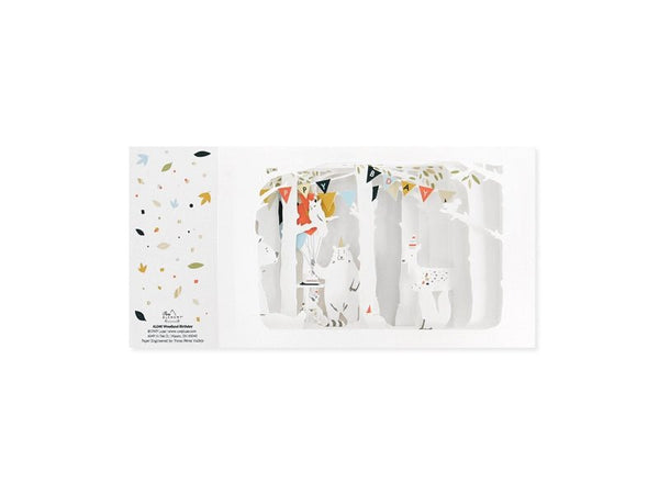 Woodland Birthday Pop - Up Tunnel Card - DIGS