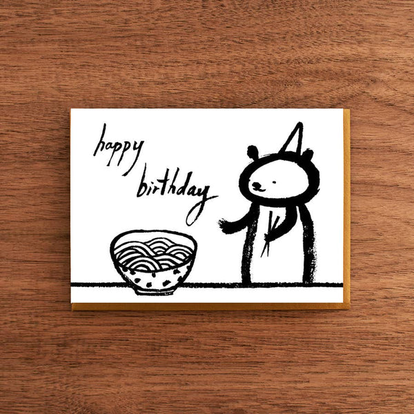 Noodles Birthday Card - DIGS