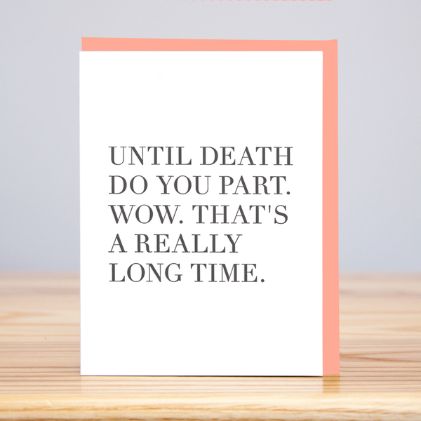 Until Death Do You Part Card - DIGS