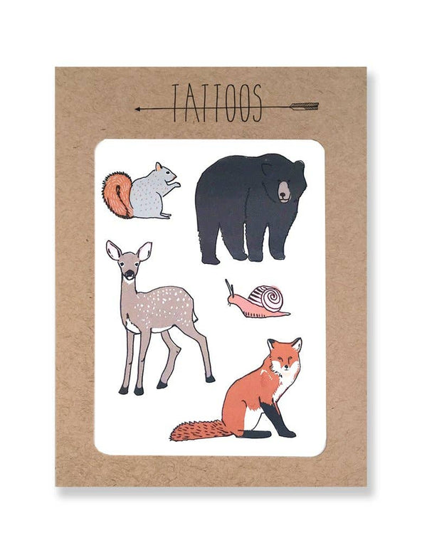 Forest Temporary Tattoos Pack