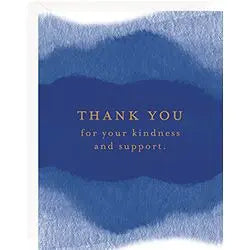 Thank You for Support Card