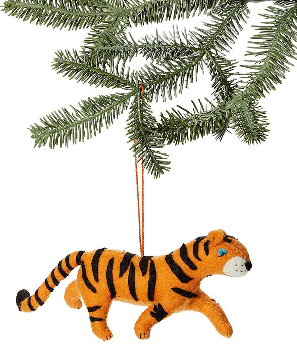 Felt Tiger Ornament