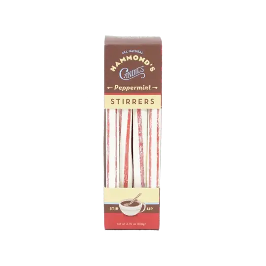 Cocoa Stirrers: Natural Peppermint