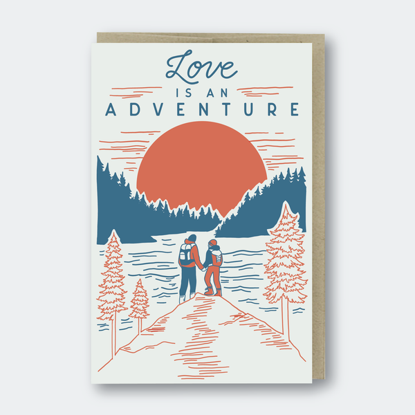 Love Is An Adventure Hikers Card - DIGS