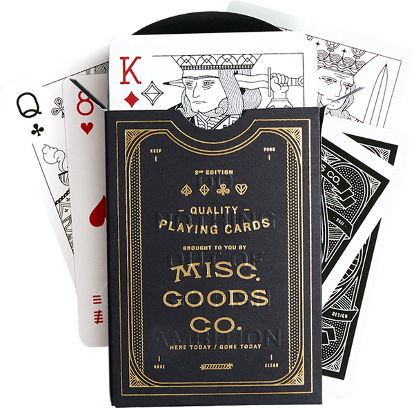 quality playing cards misc goods co (black)