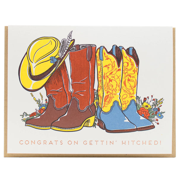 Congrats On  Gettin' Hitched Card