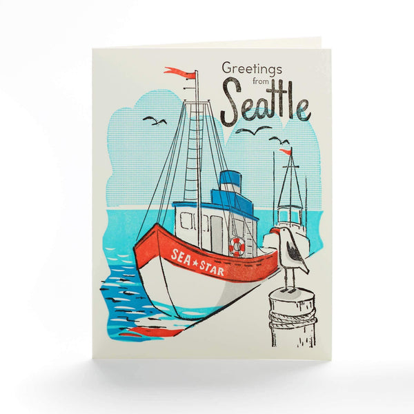 Seattle Dock Notecard - DIGS