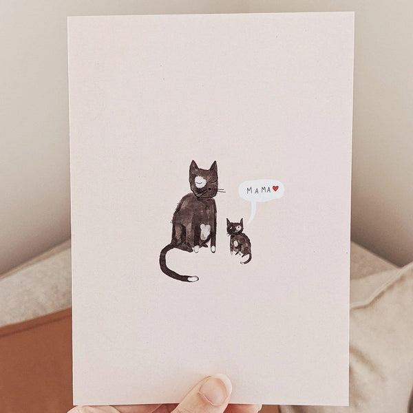 Mama Cat Card