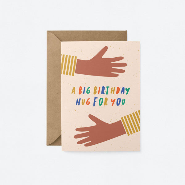 Big Birthday Hug Card