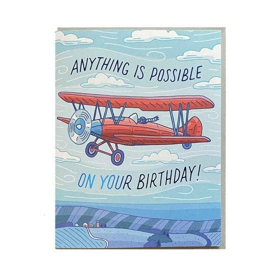 Airplane Birthday Card