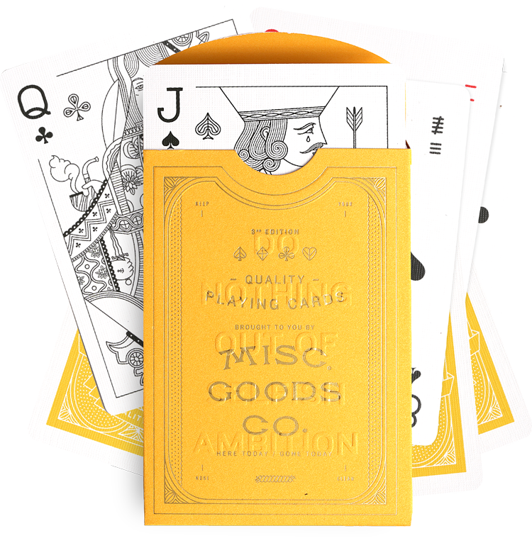 quality playing cards misc goods co (sunrise)