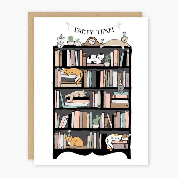 Party Time! Cats Birthday Card