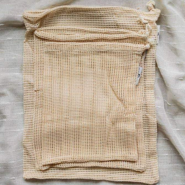 Organic Cotton Reusable Produce Bags - DIGS
