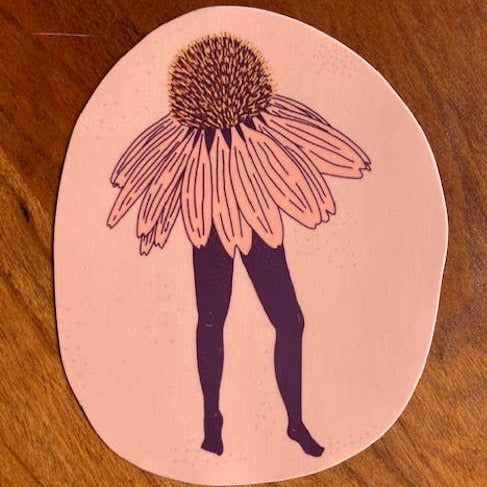 Flower Gal Sticker