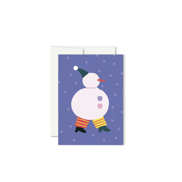 Snowman Holiday Mini Card