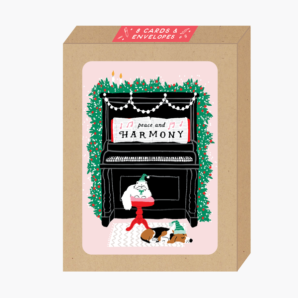 Harmony Piano Holiday Card Box Set