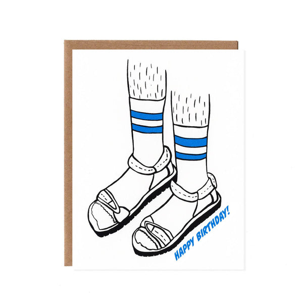 Socks and Sandals Card